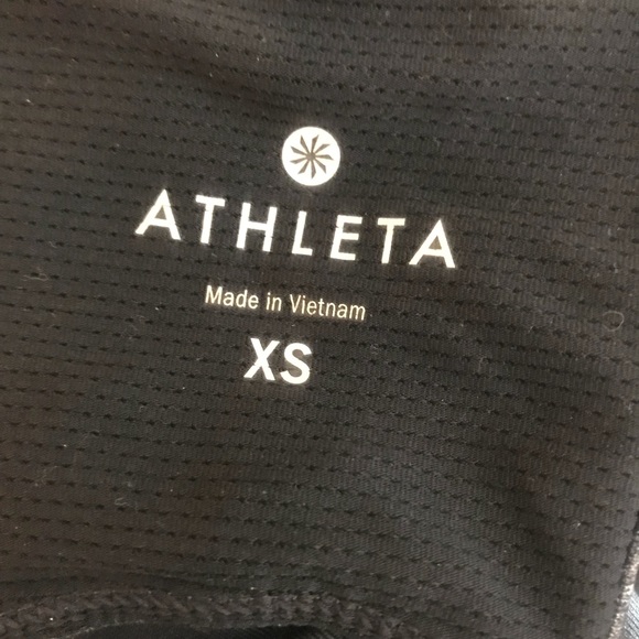 Athleta Equator Racerback Charcoal Tank - Picture 2 of 7